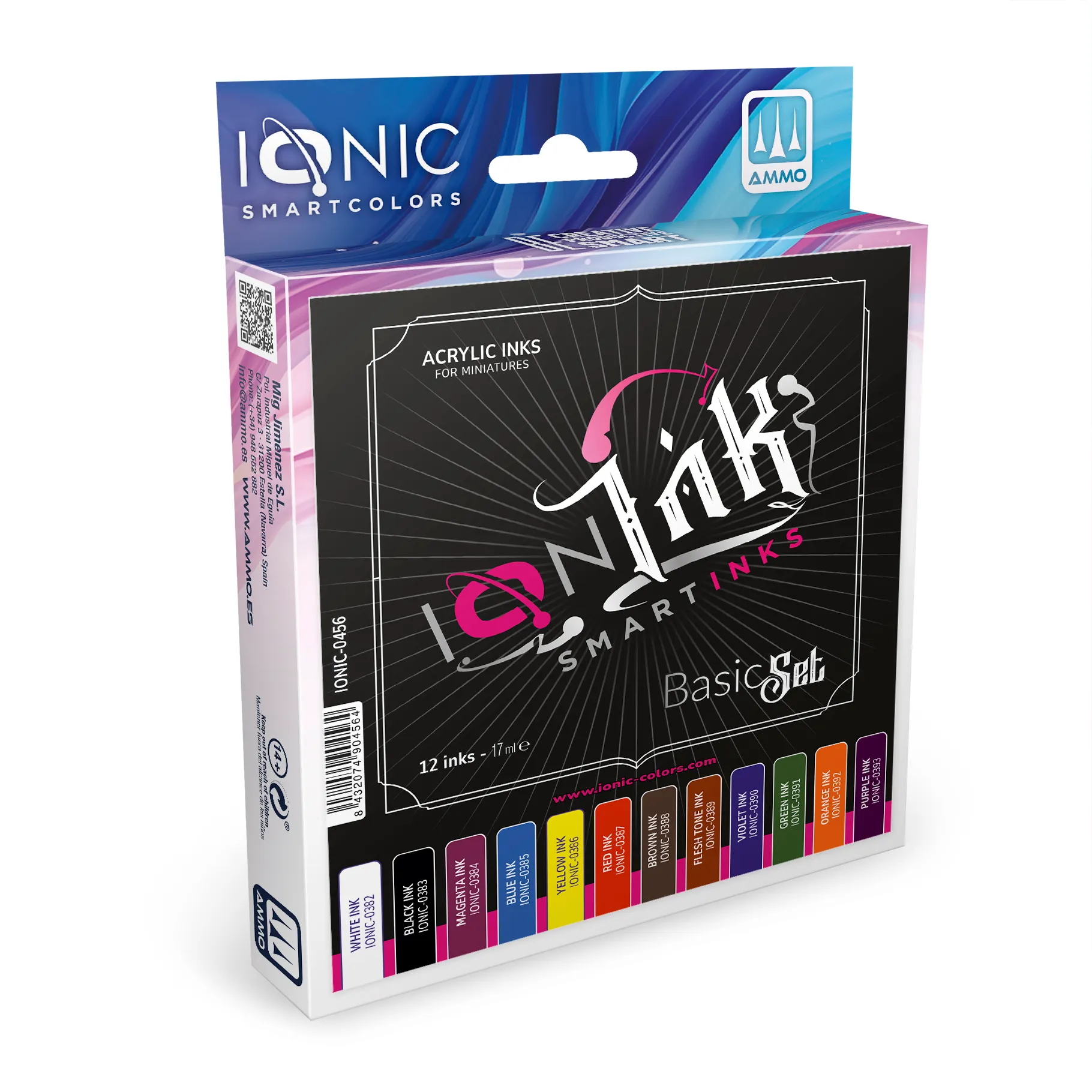 IONIC Ionink Smart Inks Basic Set (12x17ml)