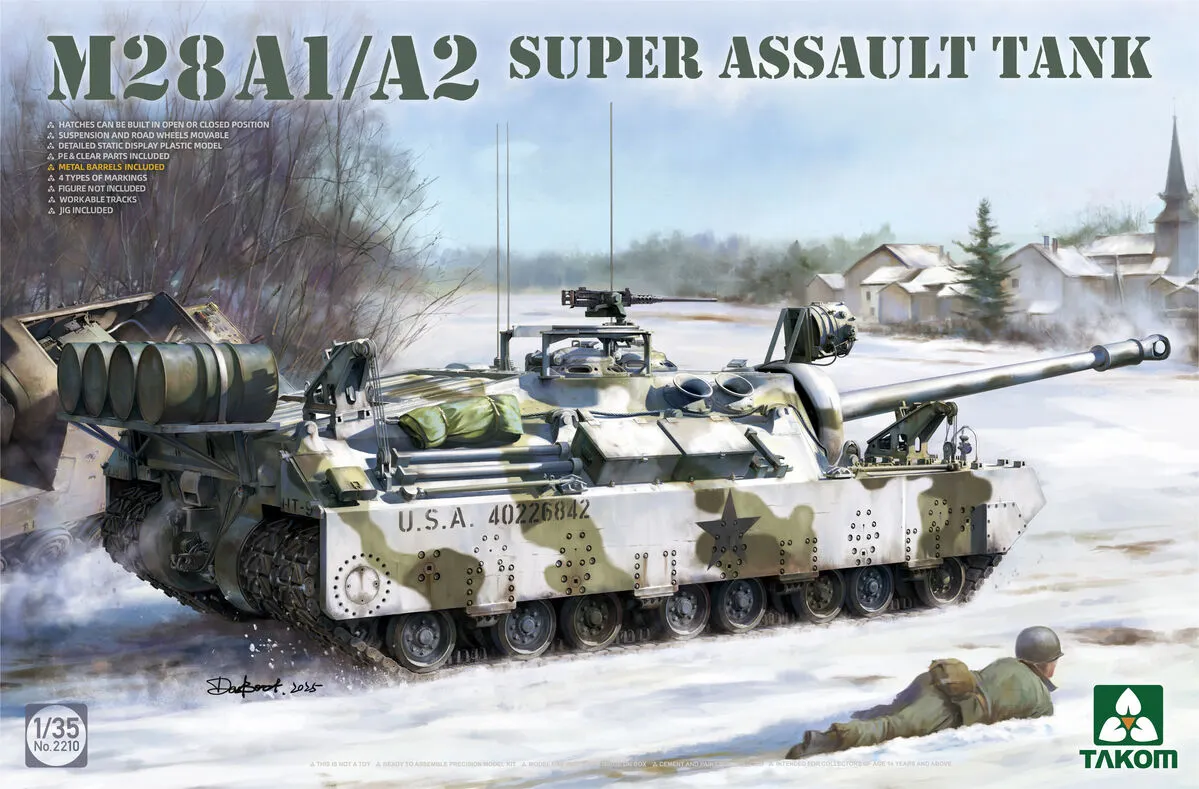 M28A1/A2 Super Assault Tank 1:35