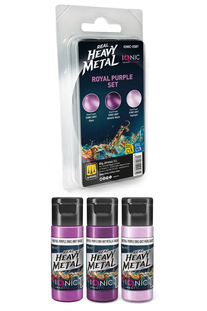 IONIC Real Heavy Metal: Royal Purple Set (3x20 ml)