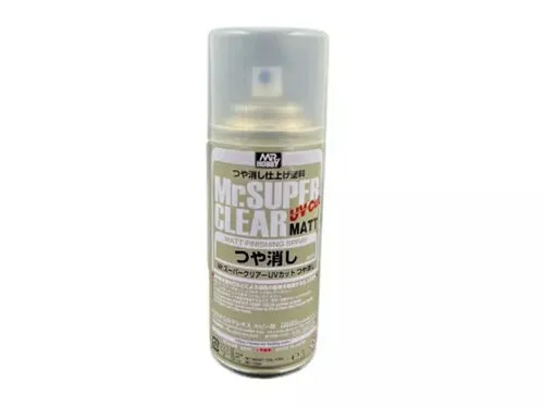 Vernis Mat Transparent UV Cut Mr.Super Clear - Mr.Hobby Gunze B-523 - Pour Maquettes Et Modélisme