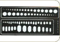 Circle & oval stencils