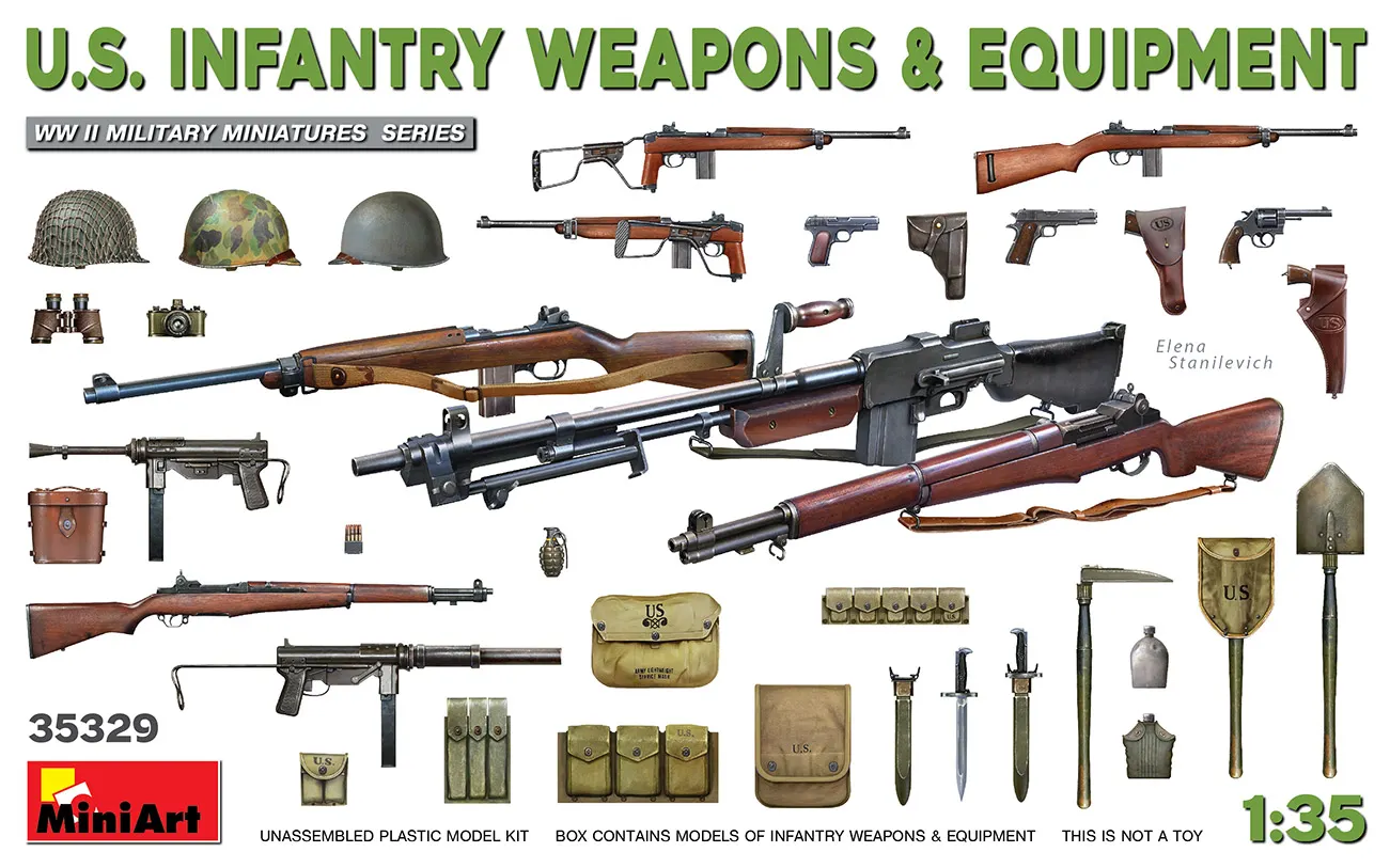 US Infantry Weapons & Equipment 1:35