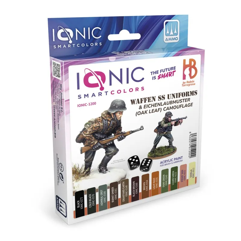 IONIC Waffen SS Uniforms & Eichenlaubmuster (Oak Leaf) Camouflage Set (12x20 ml)