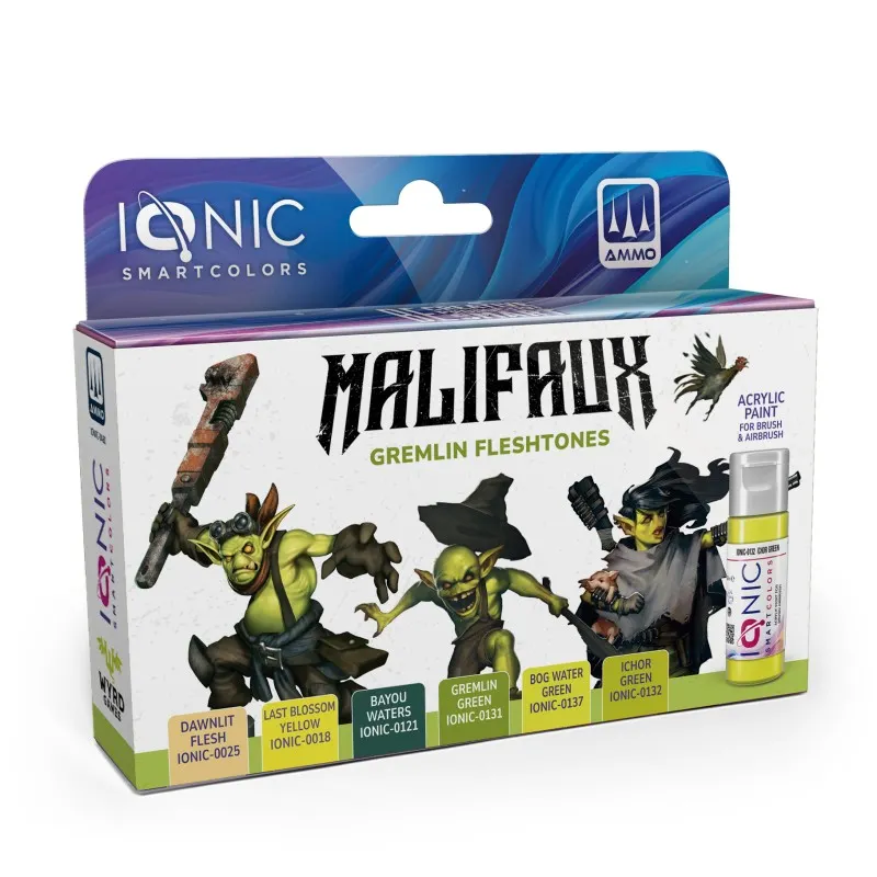 IONIC Set Malifaux Gremlin Fleshtones (6x20 ml)