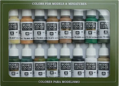 Model Color Set - WWII Allied (x16)