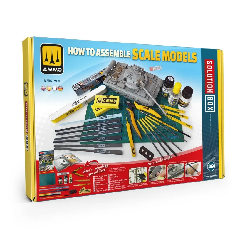 SOLUTION BOX 29 - BEGINNERS: How to Assemble Scale Models