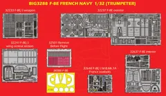 F-8E Crusader "French Navy" - Big Edition Detail Set (TRU)