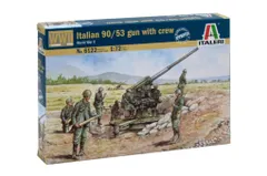 Italian 90/53 Gun w. Servants