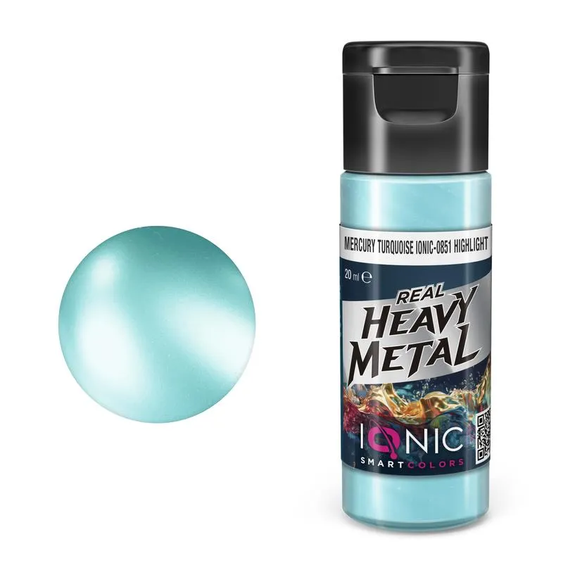 IONIC Real Heavy Metal: Mercury Turquoise Highlight (20ml)