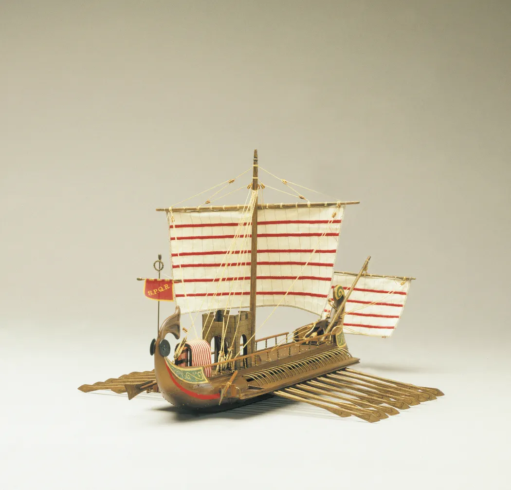Roman Bireme 30BC 1:30