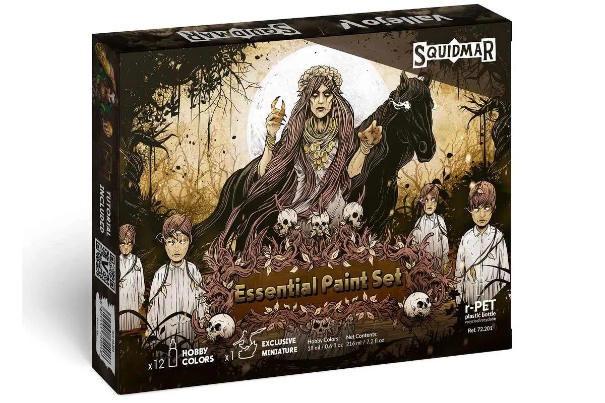 Vallejo Game Color: Essential Paint Set - Squidmar Miniatures (12x18ml)