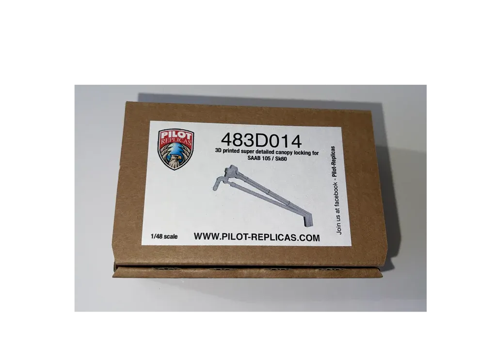 SK60/SAAB 105 Canopy locking mechanism 1:48