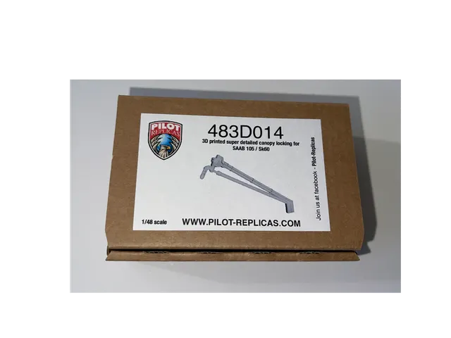 SK60/SAAB 105 Canopy locking mechanism 1:48