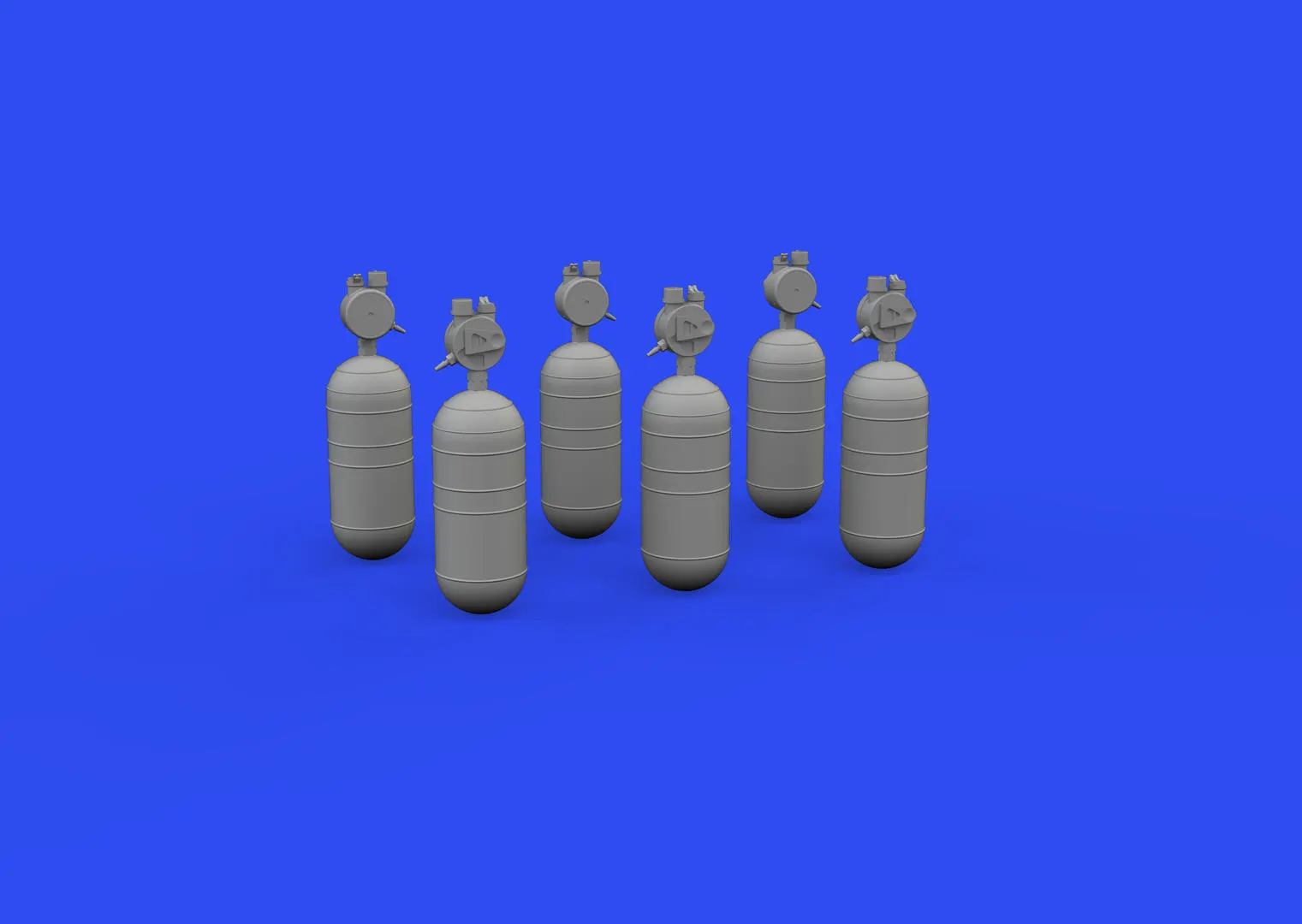 WWII USAAF oxygen cylinder A-6 PRINT 1:48