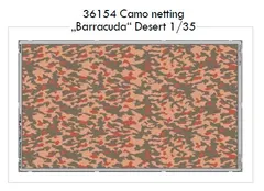 Camo Netting "Barracuda" Desert - Color Photo Etch Set