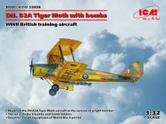 DH.82A Tiger Moth w/ bombs British Trainer
