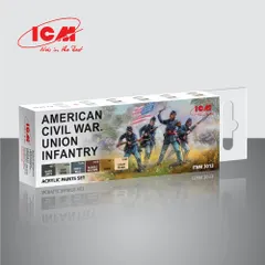 Union Infantry American Civil War acrylic paint set