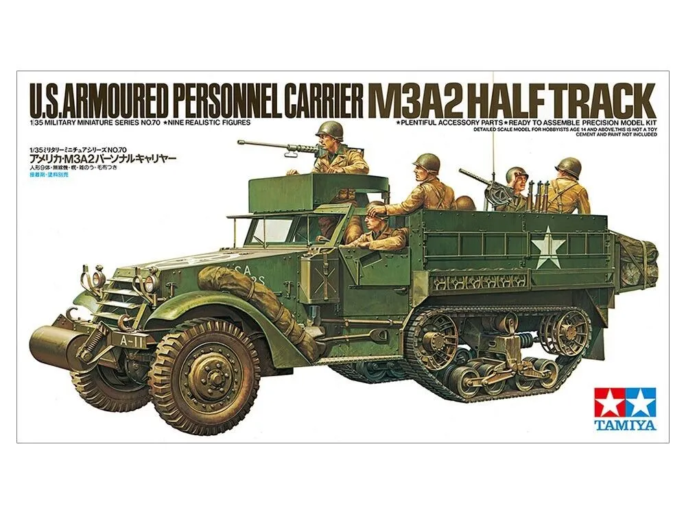 U.S. Armored Personnel Carrier M3A2 Half-Trac 1:35