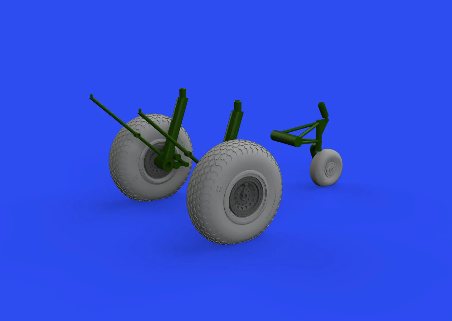 B-17 wheels cross tread for HKM 1:48