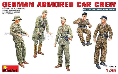 German Armored Car Crew 1:35