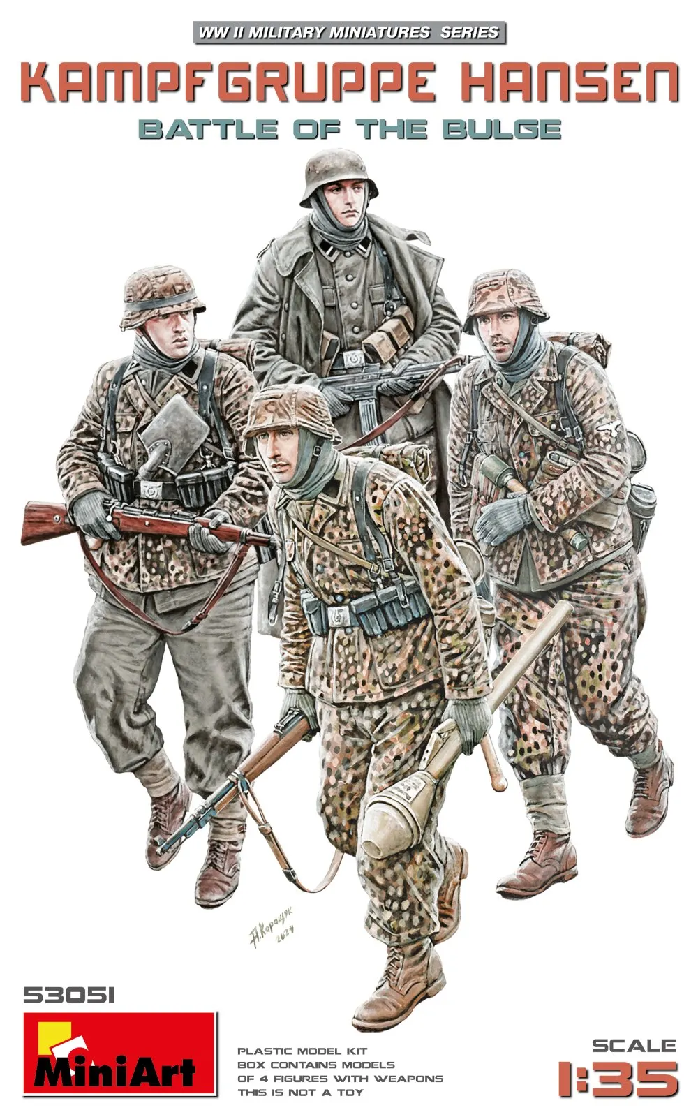 Kampfgruppe Hansen. Battle of the Bulge 1:35