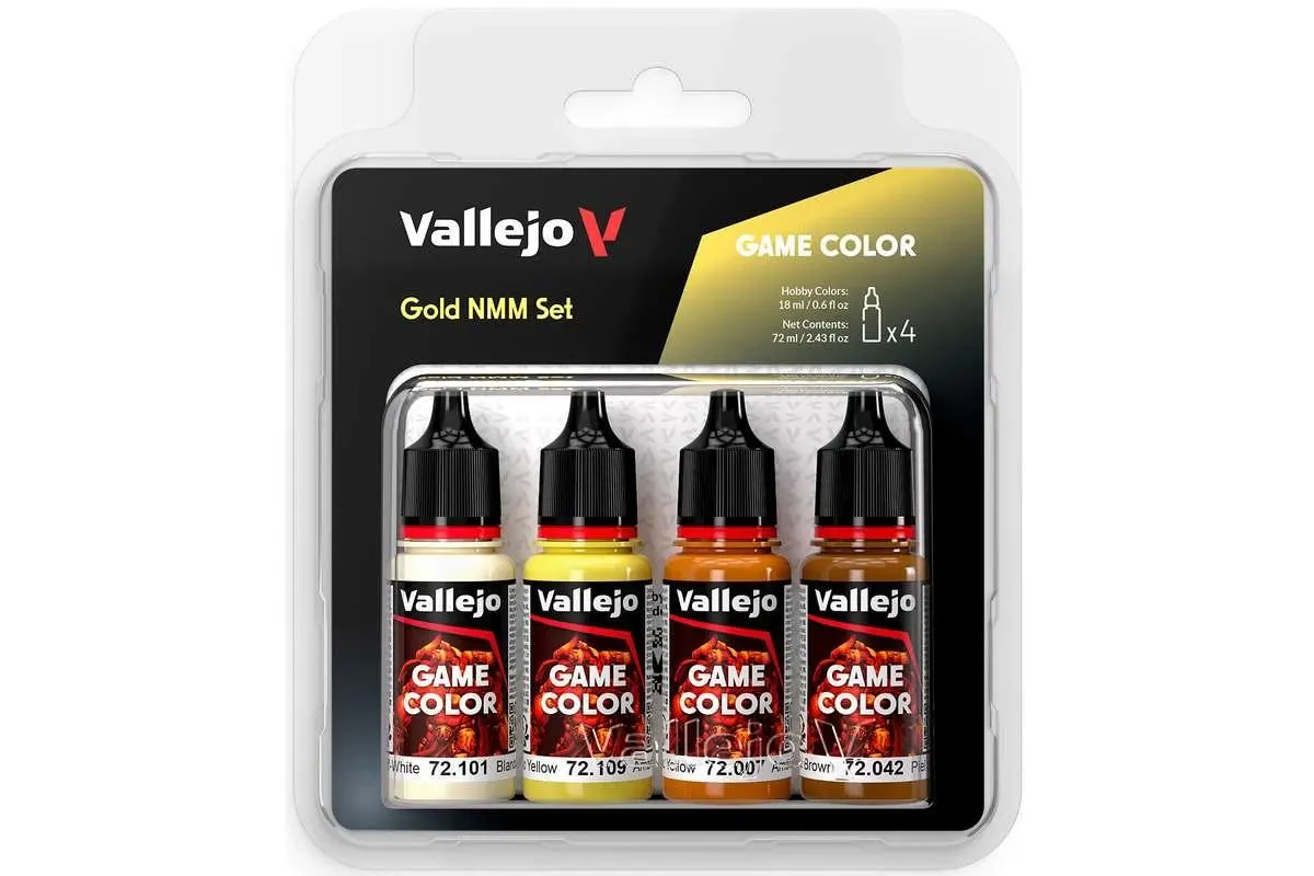 Vallejo Game Color: Gold NMM set (4x18ml)