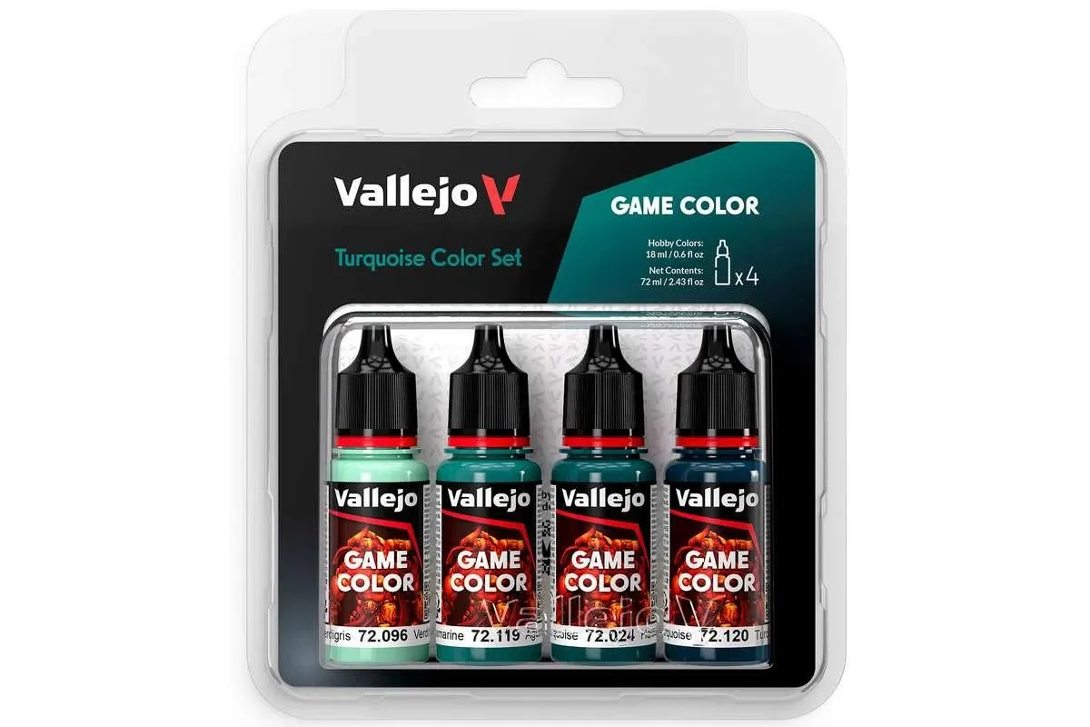 Vallejo Game Color: Turquoise  set (4x18ml)