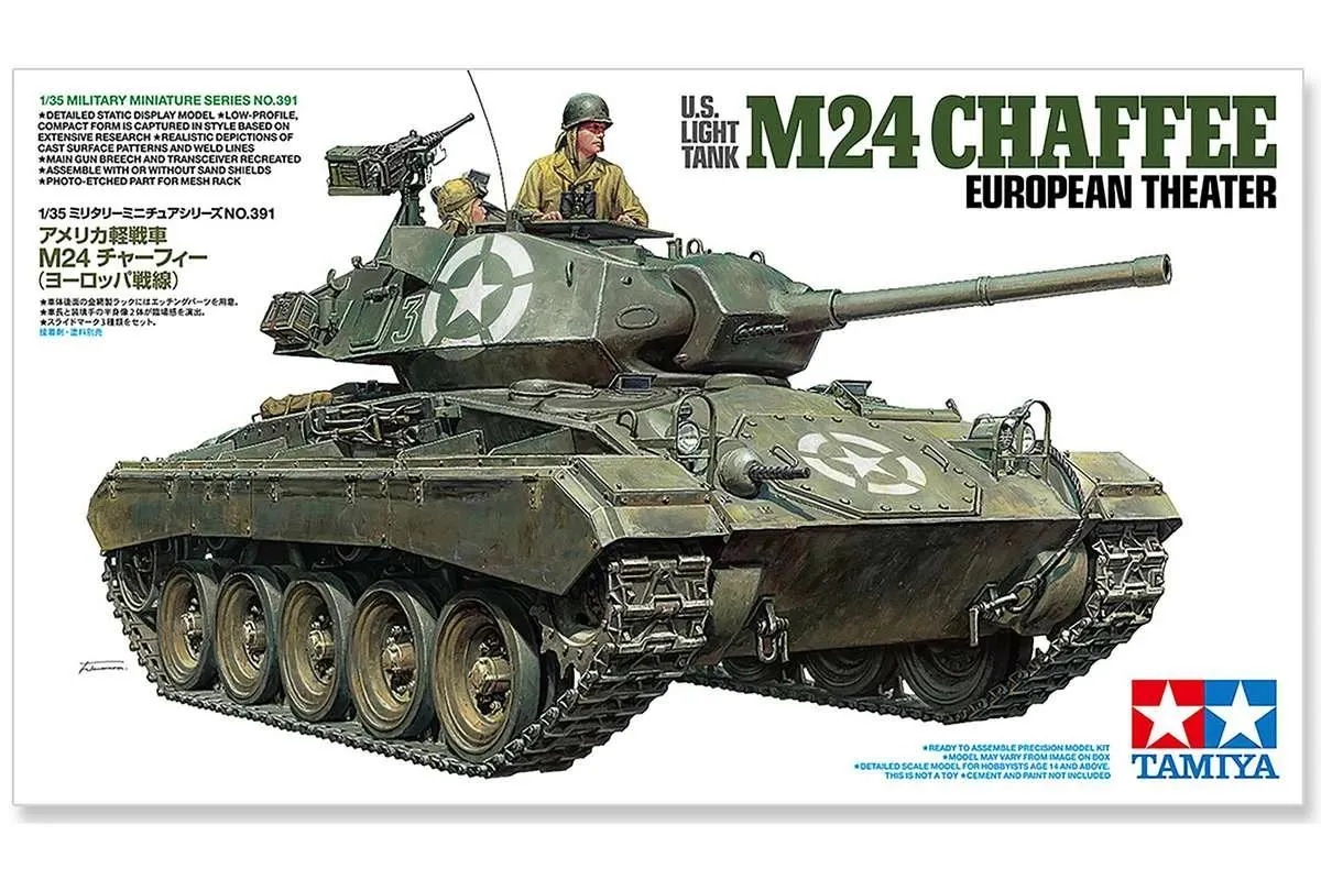 U.S. Light Tank M24 Chaffee European Theater 1:35