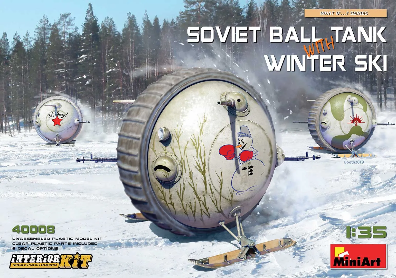 Soviet Ball Tank with Winter Ski 1:35