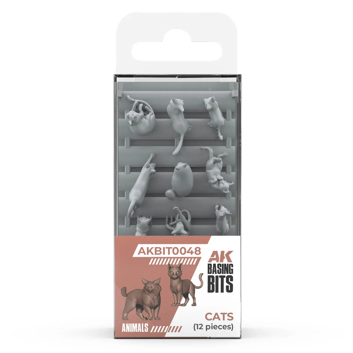 AK Basing Bits: Cats (resin) (12)