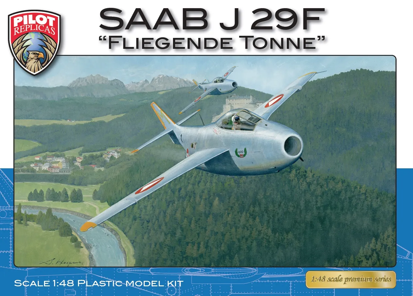 SAAB J29 F Austrian "Fliegende Tonne"