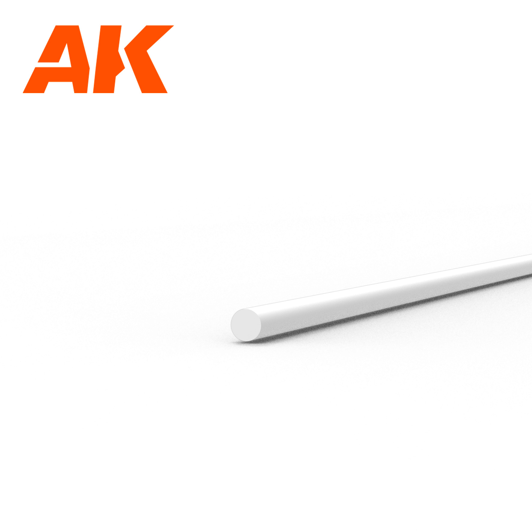 Styrene Strip: Rod 0.5mm diameter x 350mm