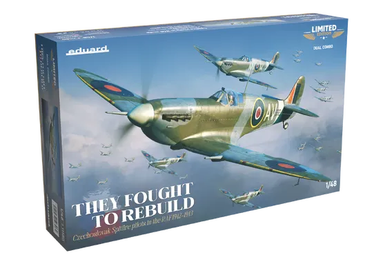 They Fought To Rebuild: Czechoslovak Spitfire pilots in the RAF 1942-1943 Dual Combo / Spitfire Mk.Vb 1:48