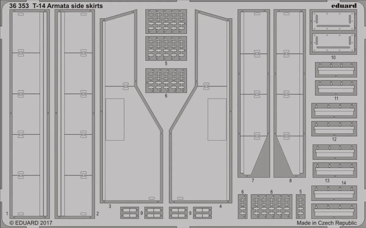 Sd. Kfz. 166 Brummb&auml;r Zimmerit - Photo Etch Set (TAM)