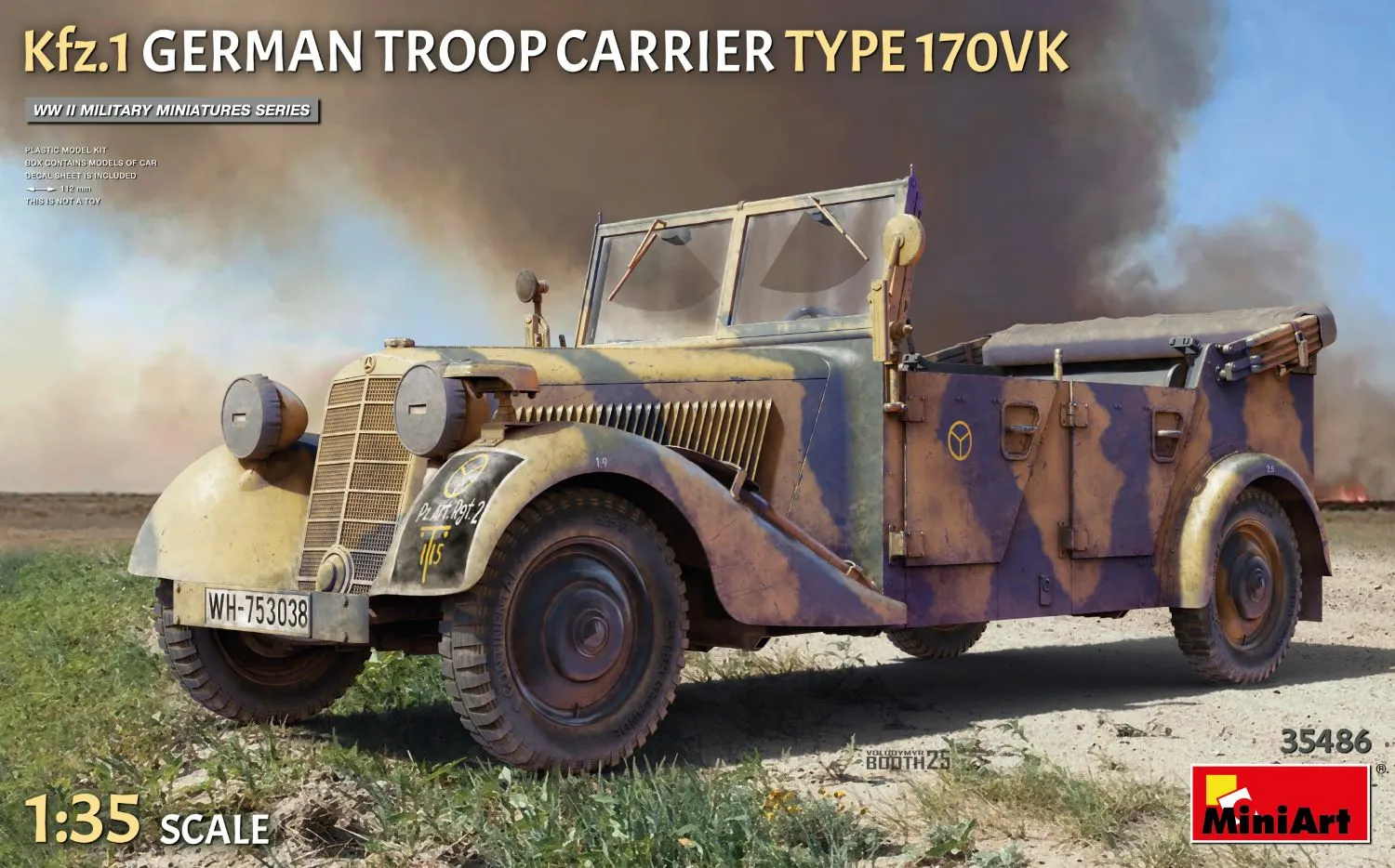 Kfz.1 German Troop Carrier Type 170VK 1:35