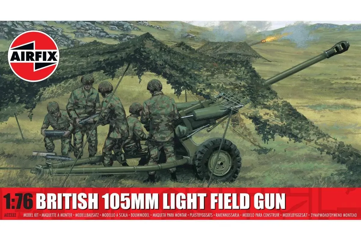 British 105mm Light Field Gun 1:76