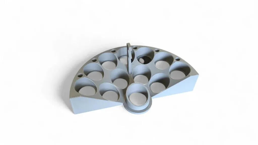 Ultimate Crescent Paint Station for Citadel Paints with Lid Holder