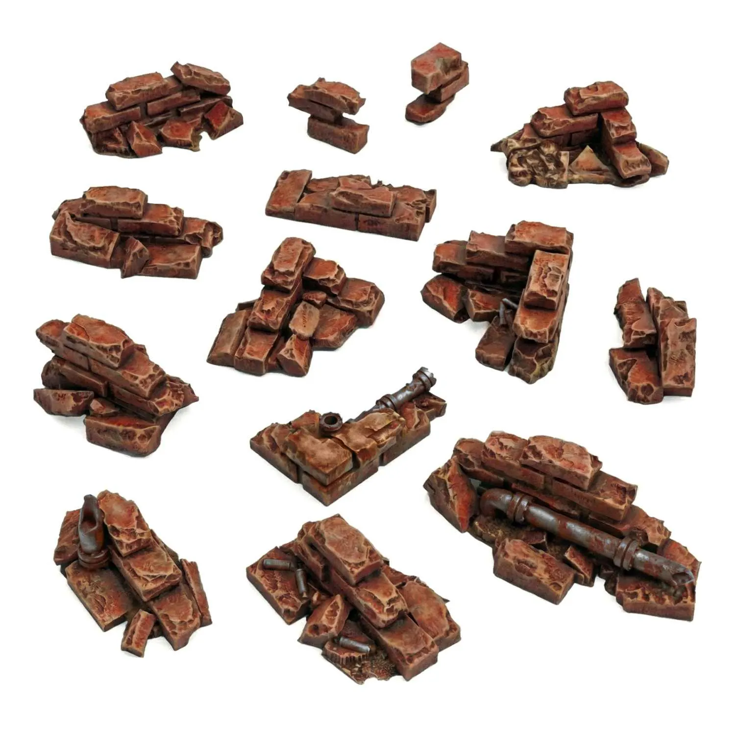 Brick wall ruins (15) (1:48)