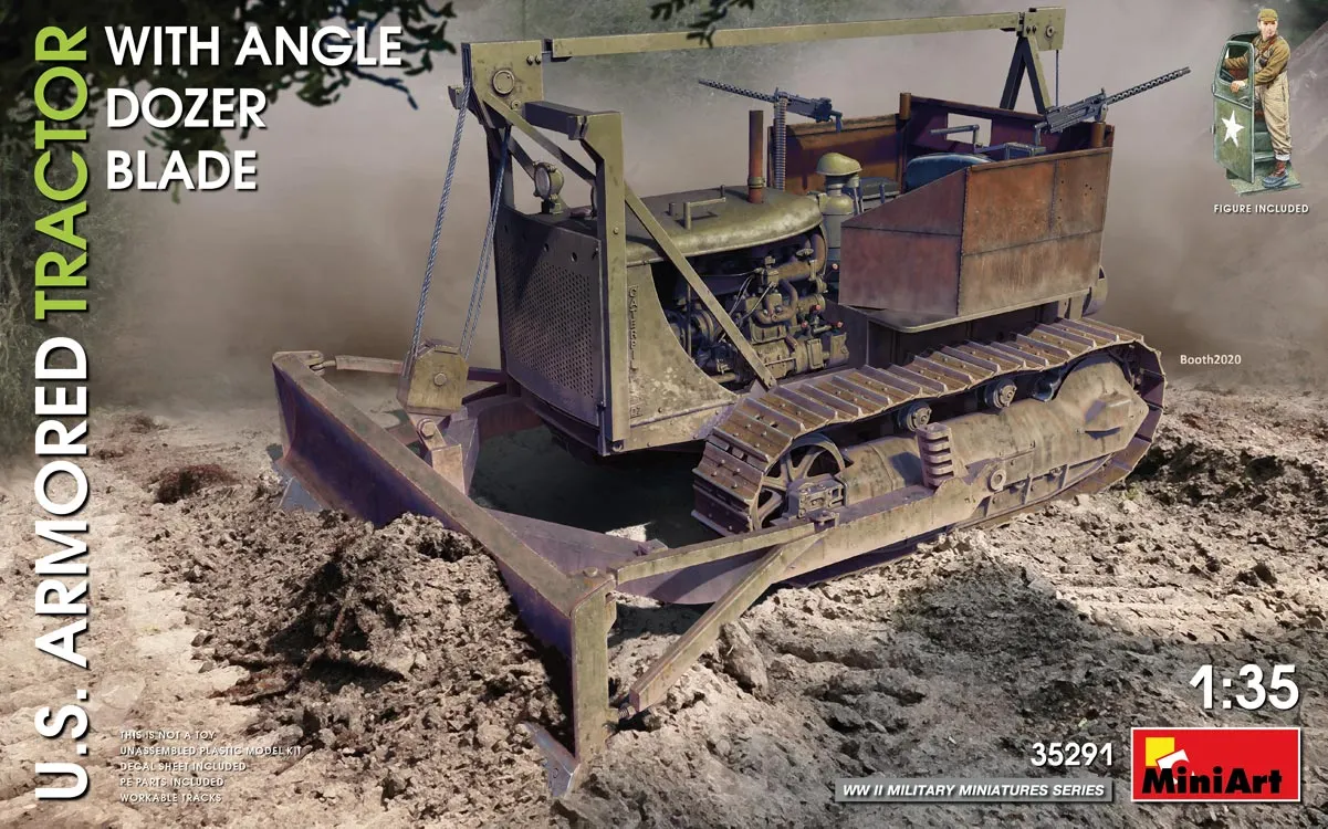 U.S. Armored Tractor w/ Angle Dozer Blade 1:35