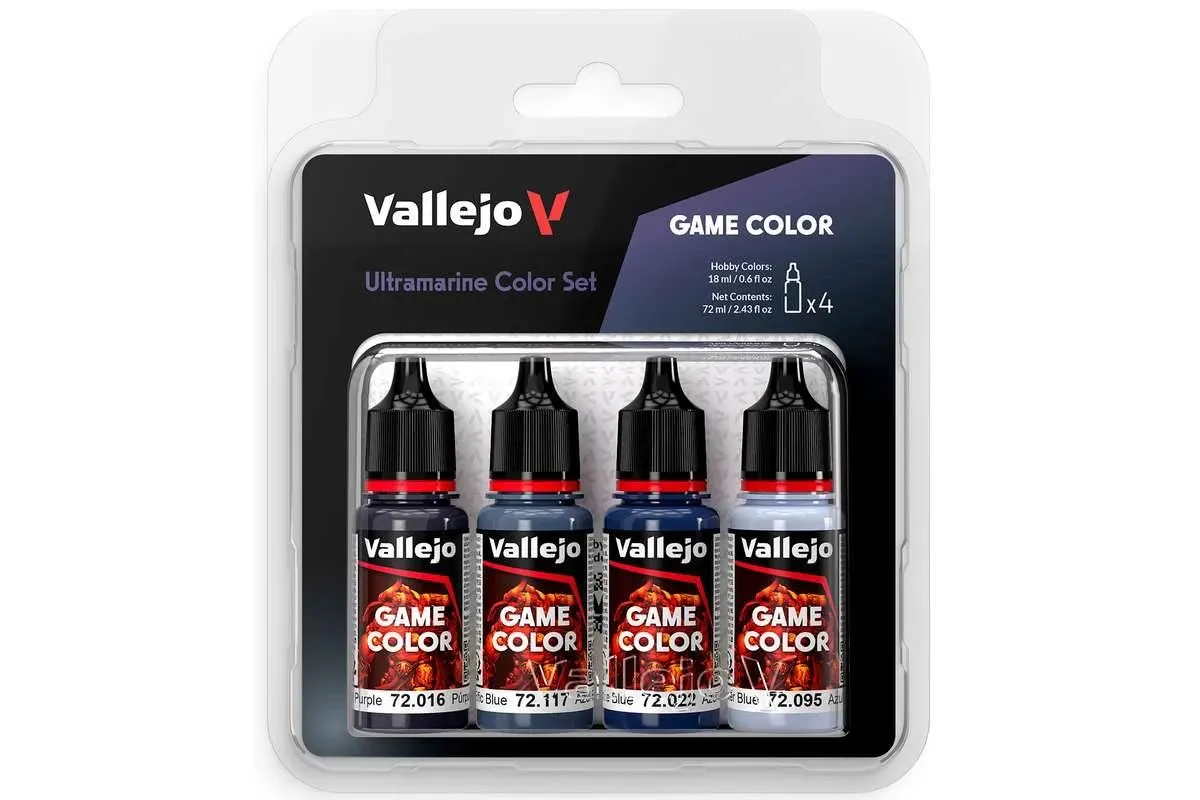 Vallejo Game Color: Ultramarine set (4x18ml)