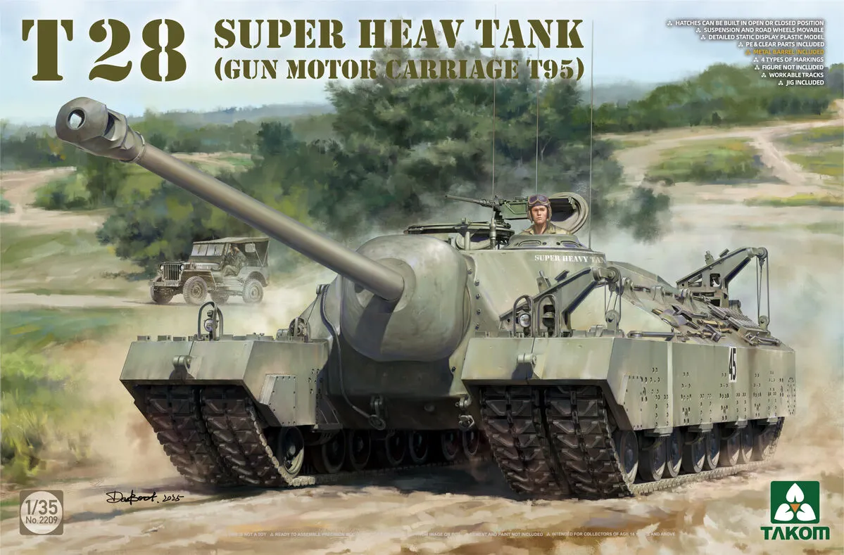 T28 Super Heavy Tank (Gun Motor Carriage T95) 1:35