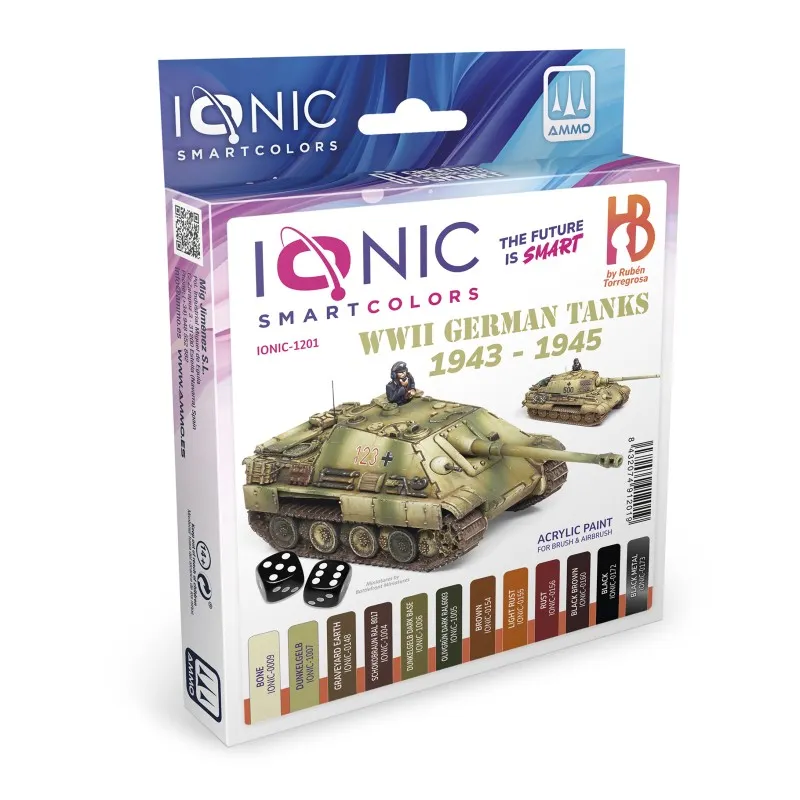 IONIC WWII German Tanks 1943 - 45 Set (12x20 ml)