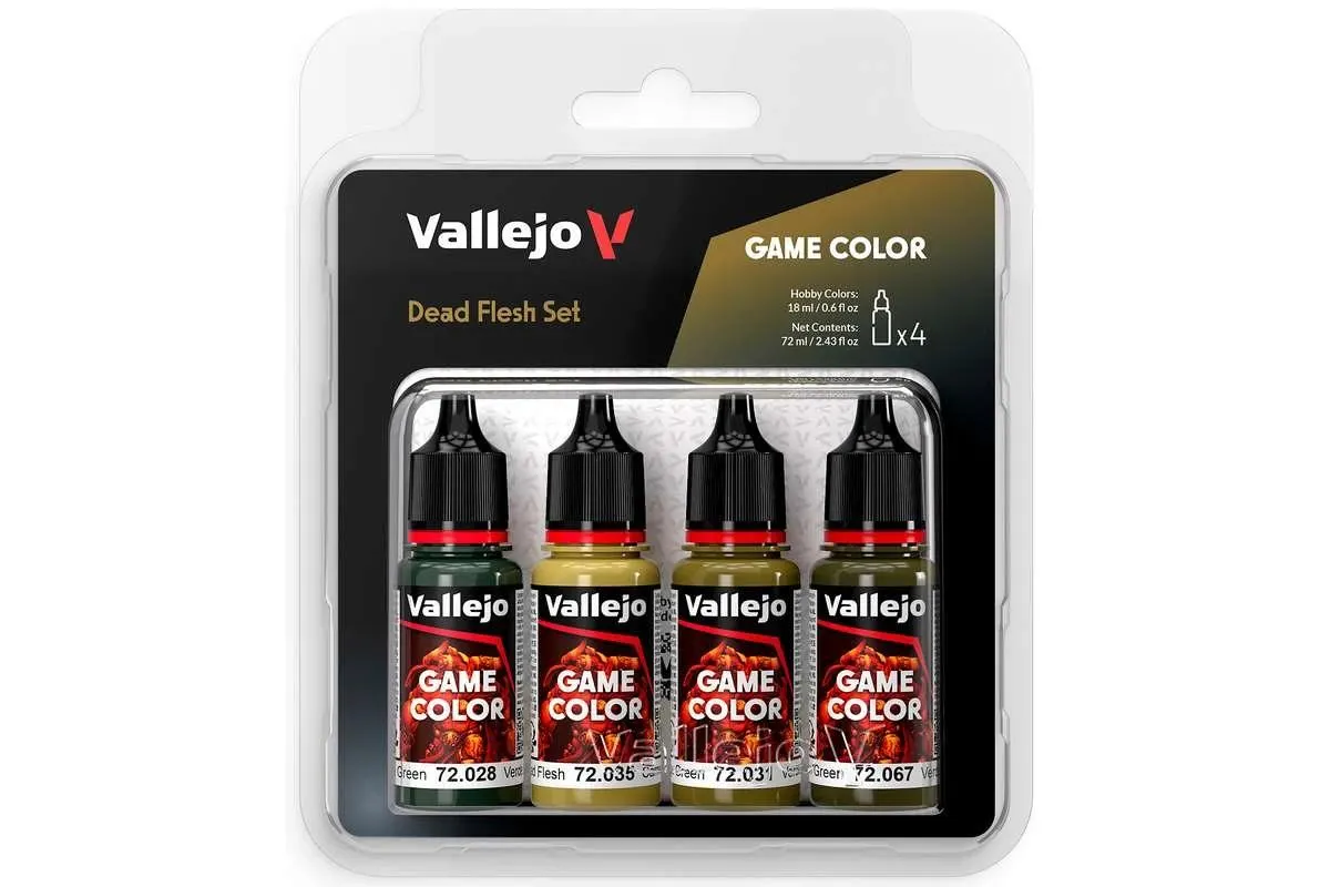 Vallejo Game Color: Dead Flesh set (4x18ml)