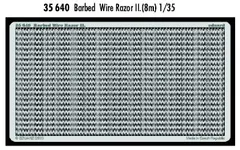 Barbed Wire Razor II (8m)- Photo Etch Set