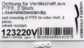 Harder & Steenbeck Airbrush Seal PTFE for Valve Shaft Unit (3 pcs) for all H&S Airbrushes except Co