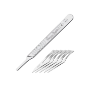 Shesto Ltd Swann-Morton #4 Scalpel handle & #26 blades (5)