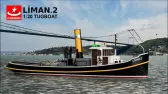 Turk Models Liman II, Tugboat, incl. Led set. RC Ready - 100 cm