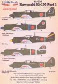 Lifelike Decals Kawasaki ki-100-I/Ki-100-II Hien Part 1 - Decals