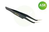 ASK Distribution Angled Tweezers Stainless steel 115 mm