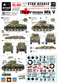 Star Decals Sherman Mk V, Three Rivers Regiment